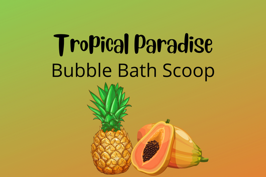 Tropical Paradise Bubble Bath Scoop